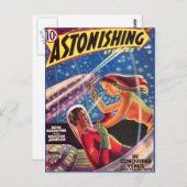  Sci Fi boekomslag Kunstliefde Briefkaart (Voorkant / Achterkant)