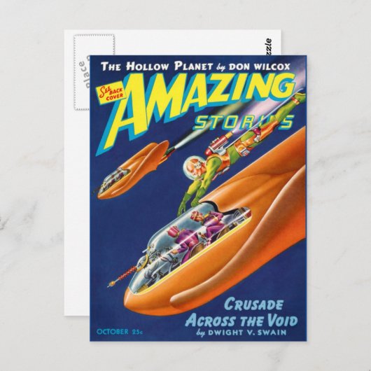  Sci Fi Briefkaart (Voorkant / Achterkant)