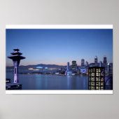 Sci-Fi city background Poster (Voorkant)