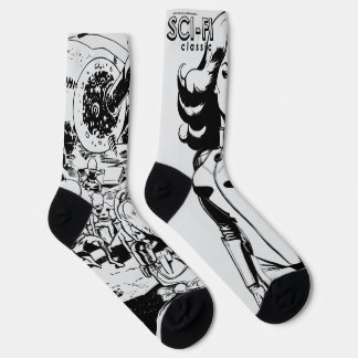SCI-FI Classic Lite Grey Socks Sokken