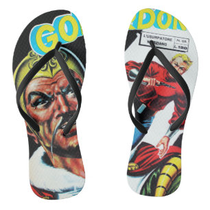 Sci-Fi Comic Book Teenslippers