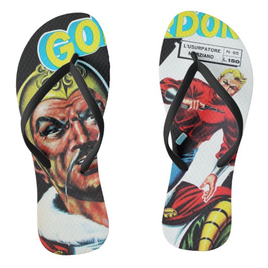  Sci-Fi Comic Book Teenslippers (Voetbed)