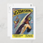  sci-Fi Comic - de Halfling Briefkaart (Voorkant / Achterkant)