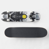 Sci-Fi Cyborg Android Mecha Comic Art Skateboard (Horizontaal)