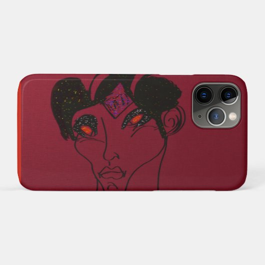 Sci-fi Demon Hunter Countess Case-Mate iPhone Case (Achterkant (horizontaal))