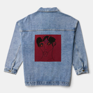 Sci-fi demonenjager gravin denim jacket