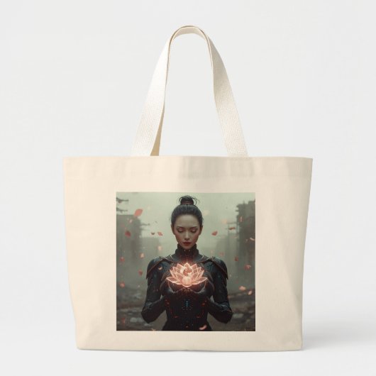 Sci Fi Fantasy Art: Eternal Rebirth Grote Tote Bag (Voorkant)