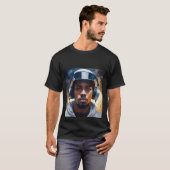 Sci-fi fantasy witte rapper T-Shirt (Voorkant volledig)