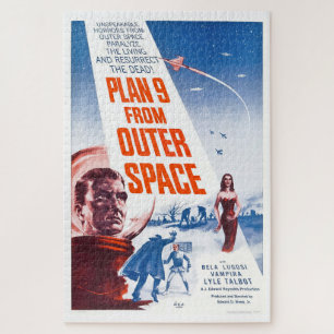 Sci-fi film "Plan 9 from Buitspace" (Plan 9 vanuit Legpuzzel