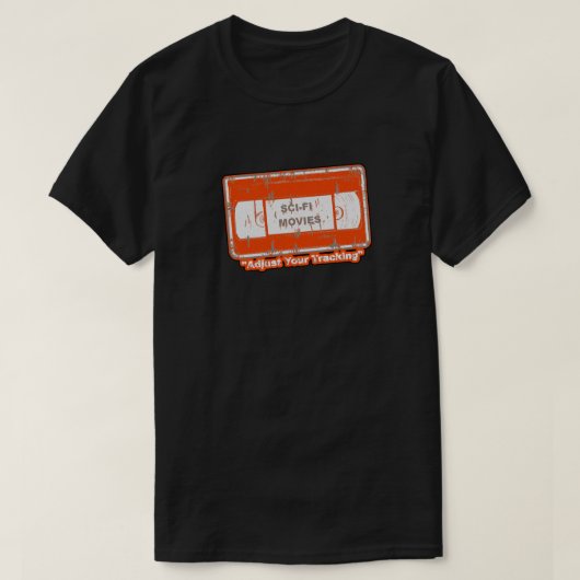 Sci-Fi-films - Pas uw tracering aan T-shirt (Design voorkant)