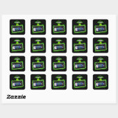 SCI - FI Films Vierkante Sticker (Vel)