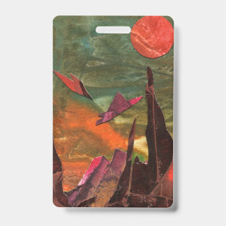 Sci-Fi "Fire Birds"-buitenaardse levensvormen tijd Badge