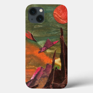 Sci-Fi "Fire Birds"-buitenaardse levensvormen tijd iPhone 13 Hoesje