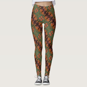 Sci-Fi "Fire Birds"-buitenaardse levensvormen tijd Leggings