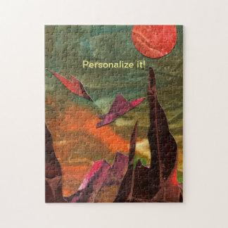 Sci-Fi "Fire Birds"-buitenaardse levensvormen tijd Legpuzzel