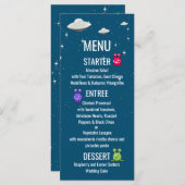 Sci Fi Flying Saucer Menu (Voorkant / Achterkant)