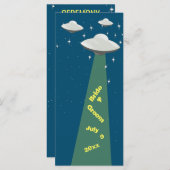 Sci Fi Flying Saucers Programme de mariage (Devant / Derrière)