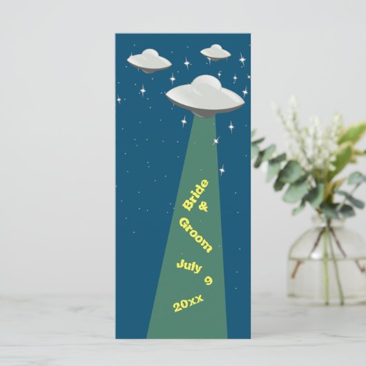 Sci Fi Flying Saucers Programme de mariage (Debout devant)