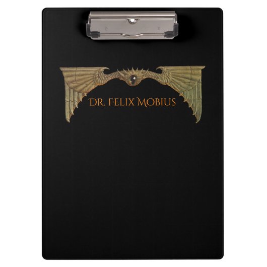 Sci Fi Gepersonaliseerd Notitieboek voor vliegend Klembord (Voorkant)