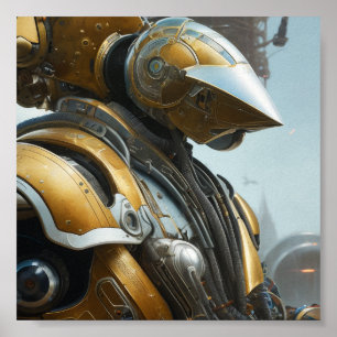 Sci Fi gevechtseenheid Poster