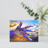 Sci-Fi Hand in de hemel Briefkaart (Staand voorkant)