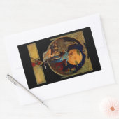 Sci-Fi Hero Rechthoekige Sticker (Envelop)