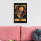 Sci-Fi Hero Verretched Canvas afdrukken (Insitu (Woonkamer))