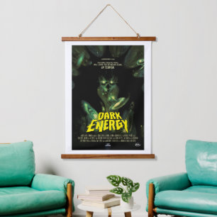 Sci-Fi Horror Filmadvertentie, Donkere energie Hangend Wandkleed