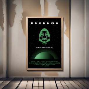 Sci-Fi Horror Filmadvertentie, Onbekend Foto Afdruk