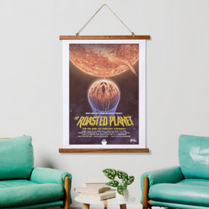 Sci-Fi Horror Filmrecensie, De geroosterde planeet Hangend Wandkleed