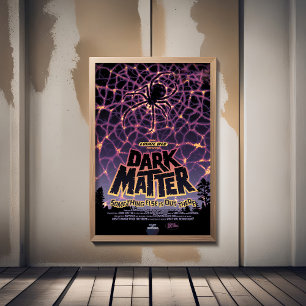 Sci-Fi Horror Filmreclame, Donkere Materie Foto Afdruk