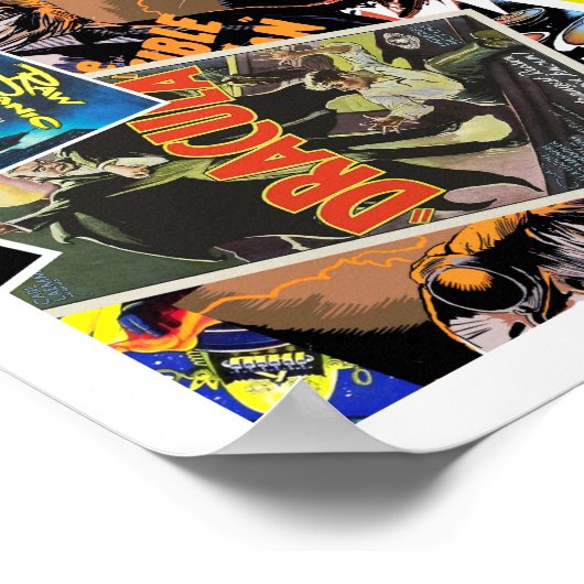  sci-Fi & horror-Poster collage Poster (Hoek)