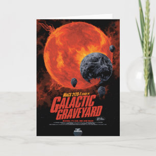Sci-Fi Horrorfilm-advertentie, Galactische Begraaf Kaart