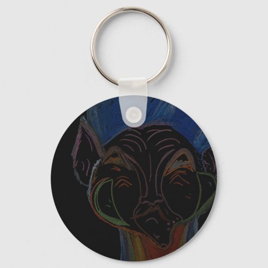 Sci-fi Hybrid Keychain (Achterkant)