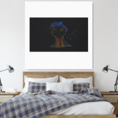 Sci-fi Hybrid Stretched Canvas Afdruk (Insitu (Slaapkamer))