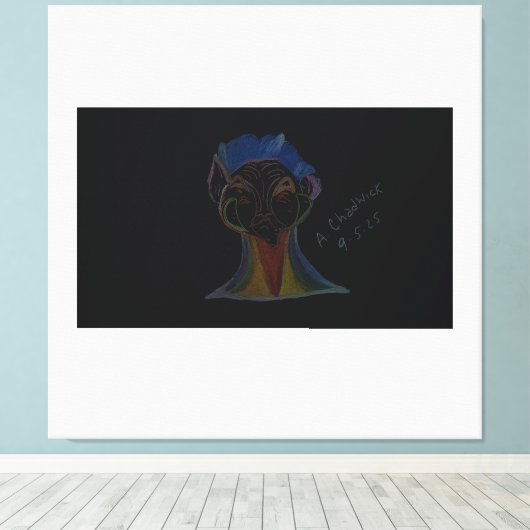 Sci-fi Hybrid Stretched Canvas Afdruk (Insitu (Houten vloer))