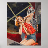  Sci-Fi - Illustratie - Robot Captive Poster (Voorkant)