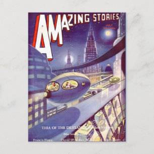  Sci Fi kunst Ruimtevaart Briefkaart