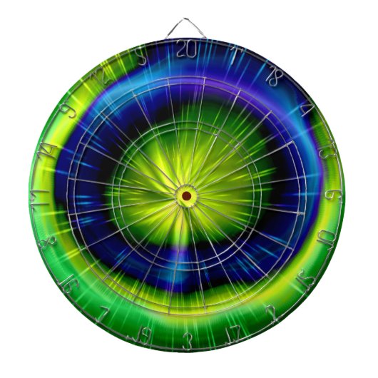 Sci-Fi Light abstract art 5 Dartbord (Voorkant)