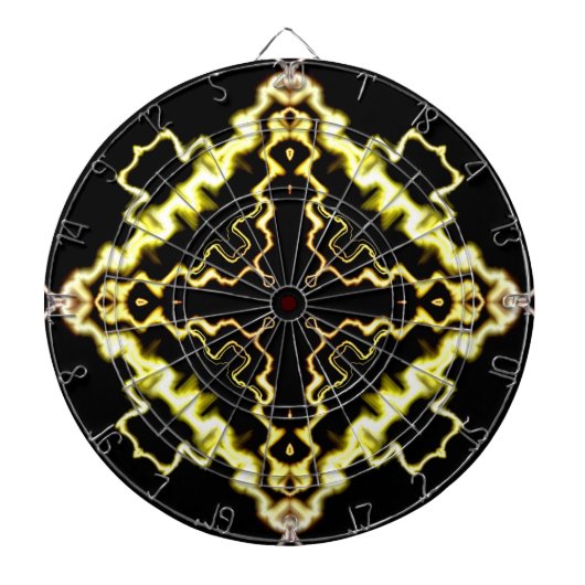 Sci-Fi Light abstract art Dartbord (Voorkant)
