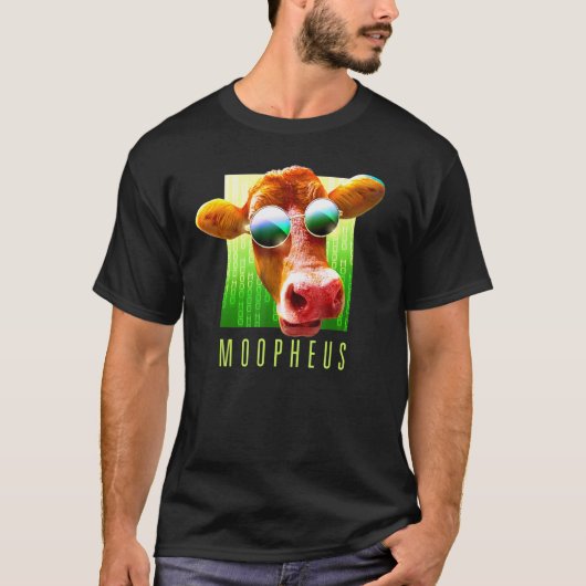 Sci Fi Moopheus Matrix Koe T-shirt (Voorkant)