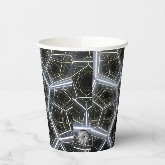 Sci-Fi Multi-Dimensional Paper Cups Papieren Bekers (Links)
