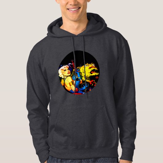 SCI FI PLANET STORIES HOODIE (Voorkant)