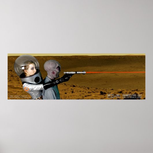 Sci-Fi Republik Laser Blast Poster (Voorkant)