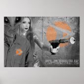 Sci-Fi Republik "Ray-Pistool en 33" Design Poster (Voorkant)