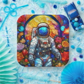 Sci Fi-ruimte Papieren Bordje (Feest)