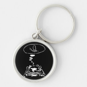 Sci-Fi smart animals "Hungry Frog Dreams" Sleutelhanger
