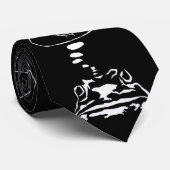 Sci-Fi smart animals "Hungry Frog Dreams" Stropdas (Opgerold)