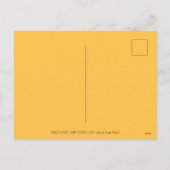 SCI FI SPACE HEKS & KOMEET KAT KLEURRIJKE HALLOWEE FEESTDAGENKAART (Achterkant)