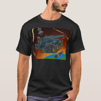 Sci Fi Space Tank. Gevechtstank. T-shirt